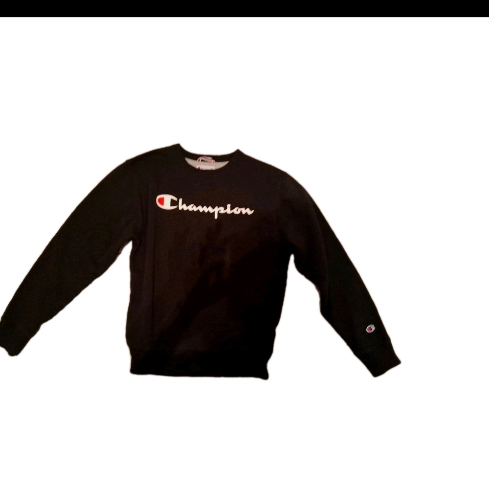Champion Men's Crewneck Black Sweater